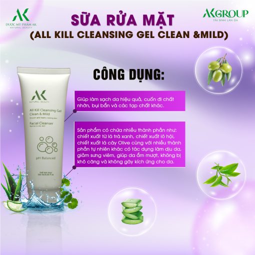 Sữa rửa mặt AK