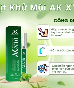 XỊT KHỬ MÙI AK - X10